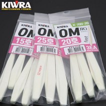 키우라 오모지그 초고속입수 오모리그봉돌 한치낚시, 4개