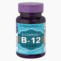 B Complex Plus Vitamin B-12 180 Tablets null, One Color, One Size, 기타