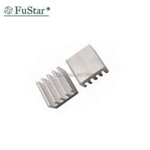 10pcs 8.8x8.8x5mm 컴퓨터 쿨러 라디에이터 알루미늄 방열판 전자 칩 방열 냉각 패드 9x9x5mm, [01] White 10pcs