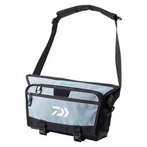 다이와 (DAIWA) 정품 낚시 가방 크로스 숄더 태클박스 슬링 보조 미끼 수납, 그레이