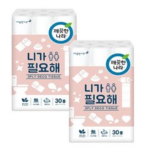 물에잘녹는 두루마리휴지 깨끗한나라 3겹 화장지 22m 30롤 2팩 먼지없는 비데용 코스트코 홈쇼핑, 상세페이지 참조, 가인 본상품선택