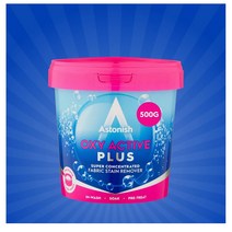 Astonish Oxy Active Stain Remover 아스토니쉬 옥시 액티브 스테인 리무버 얼룩제거제 500g 4개 70.5oz