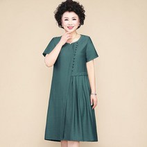 중년여성의류 여름 50대 60대 루즈핏 빅사이즈 원피스 엄마옷 미시스타일 마담브랜드의류