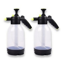 펌핑 압축 약품 분무기 블랙캡 2L, 2개