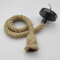 머쉬룸무드등 버섯전등 미드센츄리 오로라조명 전등갓 덴마크 경수진 미니램프 침실 아이방 간접조명 식탁등 빈티지 대마 로프 펜던트 조명 다락방 성격 산업용 e27 실내 조명 램프, 싱글 헤드 b, 0.5m