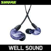 [삼아정품] SHURE SE215 SPE-PL-A 슈어 고차음성 인이어 이어폰 모니터링 이어폰 유선 이어폰 퍼플, SHURE SE215SPE-PL-A 퍼플