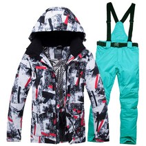 스키복 남성과 여성 슈퍼 따뜻한 두꺼운 방수 방풍 겨울 스노우 슈트 및 재킷   바지 브랜드