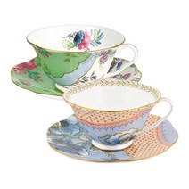 웨지우드 버터플라이 블룸 티컵&소서2종세트, 단품없음