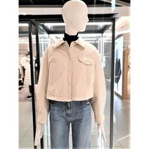 [ZOOC] 셔츠형 크롭 패딩 재킷 Z231PSG803