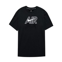 나이키 나이키 NSW 에어 반팔티 블랙 여자 티셔츠 DN5800-010