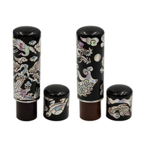 에스엠프린팅 자개문양(벽조목) 인감도장 개인 주문제작, 은박+십장생