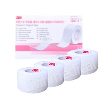 3M 트랜스포 1527-1 의료용테이프 투명 플라스틱 반창고 낱개 4개