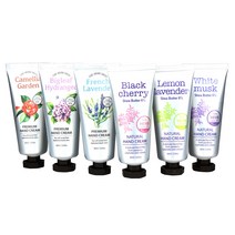 천연에센셜오일 함유 더허브샵 내추럴 핸드크림 60ml, 화이트머스크, 1개