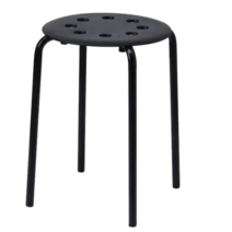 이케아 MARIUS 스툴, 블랙