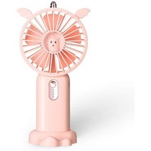 일본직발송 2. RONI 핸디팬 선풍기 소형 소지 선풍기 USB 충전식 풍량 3단계 12시간 연속 작동 경량 핸디, One Size, One Color