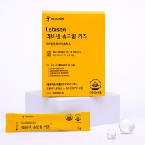 건강한 한국 엄마 모유 건강한 한국 유아의 장 유래 특허유산균 4종 함유 실제 살아있는 30억 보장 생유산균 라비센 슈프림 키즈 유산균 1개월분, 1박스