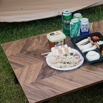 [KT알파쇼핑]소피드메종 페페 1~2인용 혼밥 혼술 다용도 접이식테이블 PE032, 헤링본/헤링본