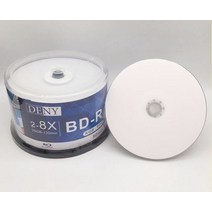 공씨디 공cd 공DVD 2-8x BDR 25g 블루 레이 디스크 빈 미디어 50 개/몫, 한개옵션0