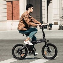 미니리튬전기자전거 강력한 전기자전거 크로서컨츄리 산악자전거 뚱뚱한 타이어 전기자전거 전자 자전거 xiaomi himo z20 전자 자전거, 회색 220v EU 플러그