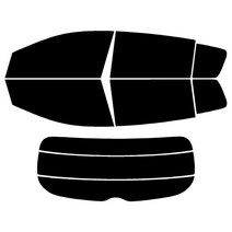 로톰 스포티지 측후면 썬팅필름 DIY 셀프 열차단 썬팅지, RTF-7S 15 (중간), 스포티지QL (15-21), 기아