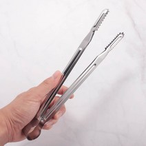 악어 집게 고기굽는 먹방 각설탕 캠핑용 얼음 고깃집 파스타 스파게티 삼겹살 집게, 1개, 특대(27cm)