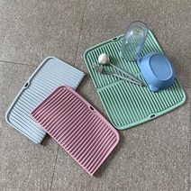 저자닷컴 국산 실리콘 심플 드라잉 건조매트 (4color), 다크그린