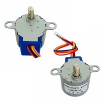 BLDC 서보 소형 스텝 스테핑 감속모터 감속기 엔코더 1set 24byj48 dc 12v cnc motor reduction stepper motor 24byj48 step, 없음