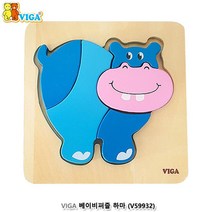 1세이상 유아용 맞추기 장난감 하마 퍼즐 돌선물