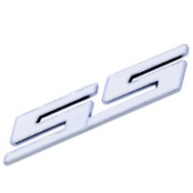 카마로 트레버스 SS 엠블럼 스티커 쉐보레 악세사리 셀프다이 뒷범퍼 쉬운시공 차량 뒷문 뒷타이어옆 튜닝 조수석문 차 자동차 트렁크 본냇 남편선물, 02 유광실버블랙