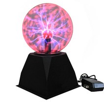 참신 매직 스탈 플라즈마 볼 터치 램프 야간 조명 야간 조명 생일 스마스 선물 조명, 12cm, 12v 미국 플러그