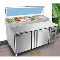 업소용 토핑 냉장고 식당 영업용 반찬 메탈 스텐 카페, 냉동 150x80x80cm