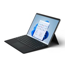 마이크로소프트 2022 서피스 프로 8 13 + 블랙 타입커버, 그래파이트, 코어i7 11세대, 256GB, 16GB, WIN11 Home, 8PV-00030