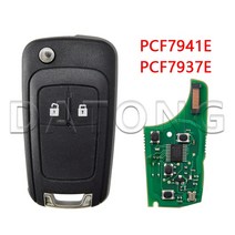 원격시동 스마트키 복사 경보기 차키 순정 버튼 자동차 Datong World Car Remote Key 쉐보레 크루즈, 05 2 BT PCF7941 7937_02 434MHz