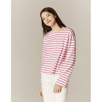 [지오다노]323504여 보트넥 스트라이프 티셔츠05323504
