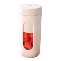 착즙기 쥬스기 원액기 과즙기 미니 휴대용 전기 과즙 기 USB 무선 충전 블렌더 과일 추출기 믹서 주스 메이커 기계 300ML, [01] 분홍색, [01] 12V, 분홍색+12V