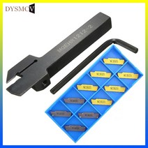 밀링커터 mgehr1010-1.5 mgehr1212-2 mgehr 1010 2 1pcs 홀더 및 10pcs 블레이드 mgmn150 mgmn200 그루빙 인서트, mgehr1212-1.5, mgnm150g nc3030