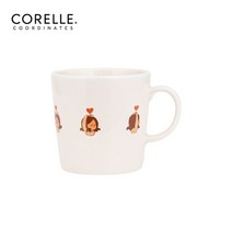 코렐 코디 퍼엉 하트 머그 320ml, 없음