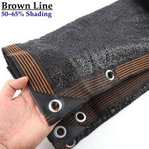 온실하우스 다육농장 스마트팜 옥상 텃밭 베란다 소형 4pin 50 65 hdpe 안티 uv 블랙 태양 그늘 그물 온실, 4핀 브라운 라인, 5mx7m