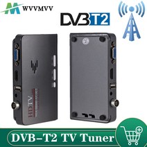 나인틴 WVVMVV DVB-T/DVB-T2 TV 튜너 수신기 DVB T/T2 박스 VGA AV CVBS 1080P HDMI 디지털 HD 위성 원격 제어, 01 TV Tuner Receiver_03 영국 플러그