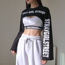 SGS 와이드 초미니 크롭티