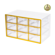 라이브잇 시스맥스 시스템 멀티 9단 박스, 옐로우, 13세트