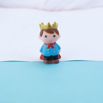 요술 졸업식 용돈 풍선 꽃다발 생일 축하 케이크 토퍼 풍선 별 베이비 샤워 케이크 플래그 소녀 소년 생일 성별 공개 파티 성 케이크 장식109951, 푸른 왕자