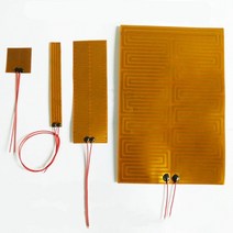 온수매트 14-300mm 12V 24V Eeletric PI 폴리이미드 필름 히터 가열 요소 3D 프린터 오일 탱크 자동차 제상 Defogging, 11x100mm 24V 6W