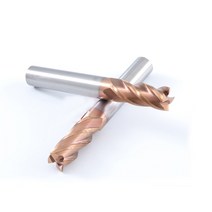 루터날 텅스텐 스틸 플랫 엔드 밀 카바이드 볼프람 CNC 밀링 커터 라우터 비트 원통형 호빙 HRC55 나노 코, 16 Db8Lb50Da8La150