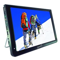 SuperSonic SC-2812 휴대용 와이드스크린 LCD 디스플레이 디지털 TV 튜너 USBSD 입력 ACDC 호환 가능 RV12인치, 7-inch