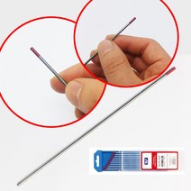 텅스텐봉 2.4파이 알곤 용접봉 WT20 티그 전극봉 mm 1통 토튬 토륨, 텅스텐봉 2.4파이(1통=10개), 1개