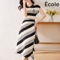 에꼴드파리 헤라 사선 원피스 F34WOB006Z