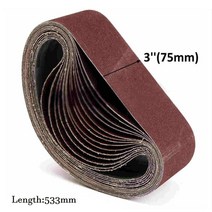 1pc 915x5 0/915x100 샌딩 벨트 40-800Grits 샌드페이퍼 샌더 전원, 04 P400_04 533x75mm