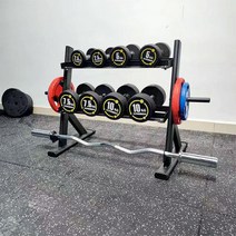 덤벨 바벨 멀티 거치대 아령 바벨 정리 용품 소형, 단일사이즈, 멀티 덤벨 랙