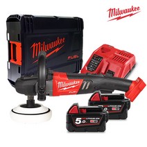 밀워키 18V FUEL 충전 폴리셔 M18 FAP180-502X 5.0Ah 배터리2개